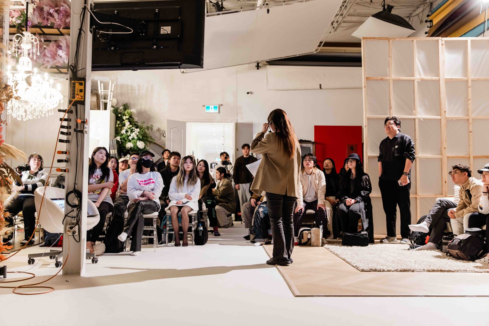 Events Space — workshop with audience in the studio