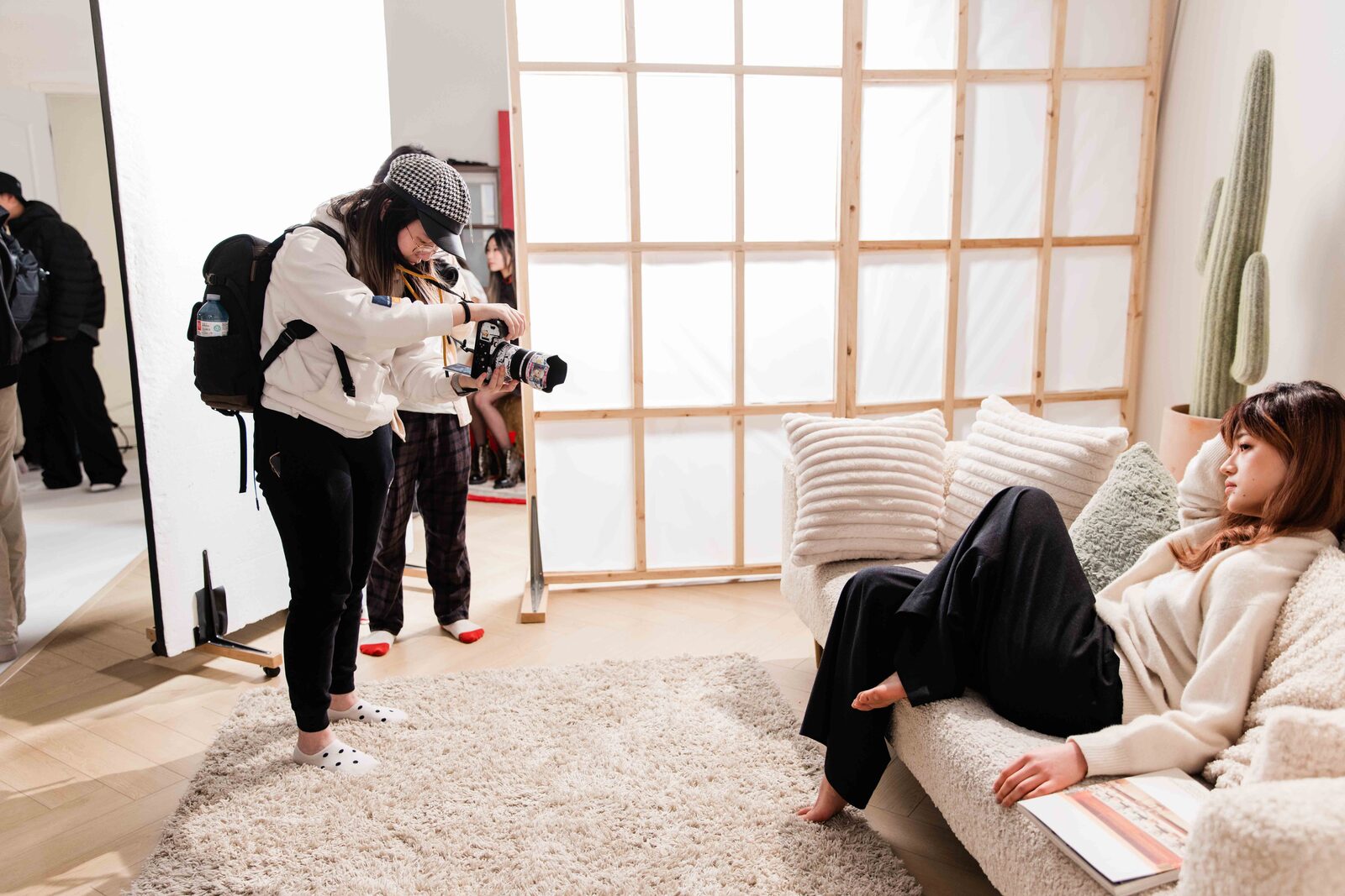 Photographers at workshop